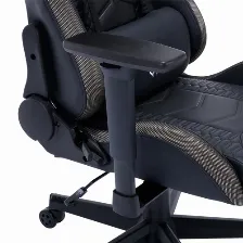 Silla Gamer Balam Rush Lightning Rush V2 / Max 150 Kg / Soporte Lumbar Y Cervical / Piston Clase 4 / Inlcinacion 135a° / Reposabrazos 3d / Iluminacion Led / Tactopiel / Negro / Br-940566
