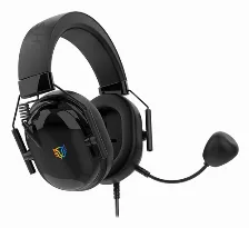 Audífonos Balam Rush Aviator Level Ha757 Diadema, Alámbrico, 3.5 Mm, Usb, Negro
