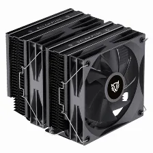 Disipador Balam Rush Hex90 12 Cm, 2000 Rpm, Negro