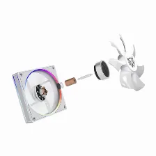 Disipador Balam Rush Heliux Pro Hex60 12 Cm, 2200 Rpm, Blanco