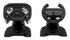 Volante Adaptador Balam Rush Joy Wheel Jw300 / Compatible Con Joy-con Switch/oled Y Ps5 Dualsenses / 2 Bases De Sujecion / Abs Ventosas Para Estabilidad / Negro / Br-943611