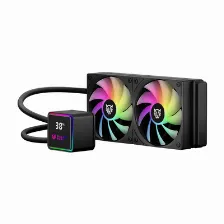 Sistema De Enfriamiento Liquido Balam Rush Cryo Prism, 240mm, Hasta 1800rpm, Lcd, Negro