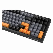 Teclado Gamer Balam Rush Balrak Plus Kg480, Led Rgb, Alambrico, Usb, Anti-ghosting, Negro/gris
