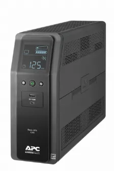 No Break Apc Br1350m2-lm 1.35 Kva / 810 W, 1080 J, Entrada 147 V, 10 Salidas Ac, Negro