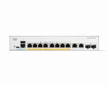 Switch Cisco C1200-8p-e-2g Gestionado, L2/l3, Rj-45 8, Gigabit Ethernet (10/100/1000), Blanco