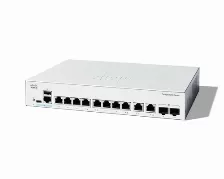 Switch Cisco Catalyst Catalyst 1200 Gestionado, L2, Rj-45 10, Gigabit Ethernet (10/100/1000), 1u, Blanco