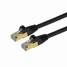 Patchcord Startech.com Cat6a, 4.6 M, Negro