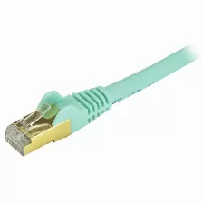 Patchcord Startech.com Cat6a, 6.1 M, Turquesa