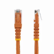 Patchcord Startech.com Cat6, 4.6 M, U/utp (utp), Naranja