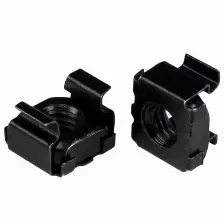 Tuercas Startech.com Tuerca Enjaulada, Acero, M6, Cantidad Por Paquete 100 Pieza(s), Color Negro