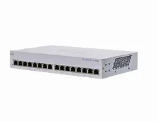 Switch Cisco Cbs110-16t-na No Administrado, Rj-45 16, Gigabit Ethernet (10/100/1000), Gris
