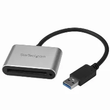 Lector De Memorias Startech.com Transferencia 5000 Mbit/s, Cfast, Cfast 2.0, Color Negro, Plata