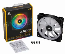 Ventilador Corsair Ll120 Rgb 120mm, 1500rpm, Negro