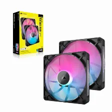 Ventilador Corsair Icue Link Rx140 Rgb 14 Cm, 1700 Rpm, Led Multi, Negro, Pwm