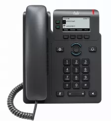 Teléfono Ip Cisco 6821 Terminal Con Conexión Por Cable, Poe, 2 Líneas, Negro