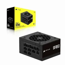 Fuente De Poder Corsair Sf850 80 Plus Platinum Sfx, Modular, 24-pin Atx, 12vhpwr, 92mm, 850w Open Box
