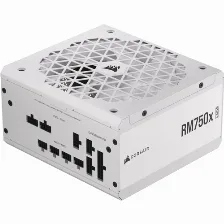 Fuente De Poder Corsair Rm750x, 750 W, Atx 3.1, 80 Plus Gold, Full-modular, Blanco