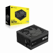 Fuente De Poder Corsair Rm750x, 750w, 80 Plus Gold, Full-modular, Atx 3.1, Negro