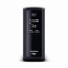 No Break Cyberpower Lcd Cp850avrlcda 0.85 Kva / 510 W, 1080 J, Entrada 139 V, 9 Salidas Ac, Negro