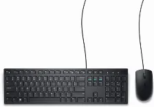 Kit Teclado Y Mouse Dell Km300c, Usb, Alambrico, Negro