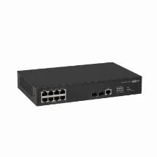 Switch Dahua Technology Access Dh-as4300-8gt2gf Gestionado, L2/l2+, Rj-45 8, Gigabit Ethernet (10/100/1000), Negro