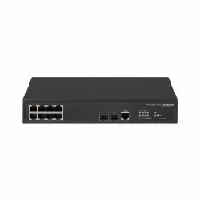 Switch Dahua Technology Access Dh-as4300-8gt2gf Gestionado, L2/l2+, Rj-45 8, Gigabit Ethernet (10/100/1000), Negro