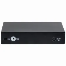 Switch Dahua 6 Puertos Gigabit Ethernet, 4 Puertos Poe 10/100/1000 + 2 Puertos Uplink, 60w, 12 Gbit/s