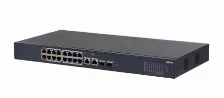 Switch Dahua Technology Dh-cs4218-16et-240 Gestionado, L2, Rj-45 18, Gigabit Ethernet (10/100/1000), Negro