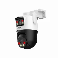 Camara Ip/ Dahua/ Ipc-wpt1339dd-sw-3e2-pv/ Ip Pt Wifi Dual De 6 Mp/ 2 Lentes De 3 Mp C/u(fijo Y Pt), Iluminador Dual Inteligente, Ir 50m, Microfono Y Altavoz Integrados, Ia, Autotracking, Disuacion A