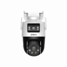 Camara Ip/ Dahua/ Ipc-wpt1339dd-sw-3e2-pv/ Ip Pt Wifi Dual De 6 Mp/ 2 Lentes De 3 Mp C/u(fijo Y Pt), Iluminador Dual Inteligente, Ir 50m, Microfono Y Altavoz Integrados, Ia, Autotracking, Disuacion A