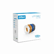 Bobina Utp Dahua Cat5e 100 Mts, 100% Cobre, Exterior, Blanco