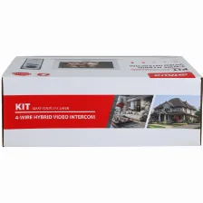 Kit Videoportero Dahua Hibrido, Touch, Wi-fi, Altavoz, Apertura De Puerta, Ip66
