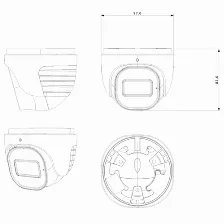 Cámara Vigilancia Provision-isr Di-33k0ap-28 Domo, Interior Y Exterior, Ip67, Blanco