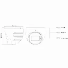 Cámara Ip Provision-isr Di-380ipe-mvf 8 Mp, Domo, Microsd, Interior Y Exterior, Ip67, Blanco