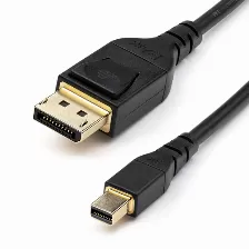Cable Displayport Startech.com Displayport 1.4, 1 M, Negro