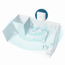 Access Point Tp-link Eap235-wall Wi-fi 2.4/5ghz 300/867 Mbit/s 4puertos Rj45 Multi User Mimo Poe