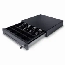 Cajon De Dinero Para Punto De Venta Ec Line Cd-50, 4 Billetes, 8 Monedas, Negro