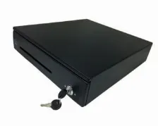 Cajon De Dinero Para Punto De Venta Ec Line Cd-50, 4 Billetes, 8 Monedas, Negro