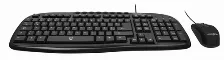 Kit De Teclado Y Mouse Usb Easy Line Balance El-993391, 8 Teclas Multimedia, Resolución 1000dpi, Color Negro