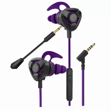 Audifonos Gamer Perfect Choice Easy Line Storm Microfono Desmontable 3.5mm Color Blanco-verde