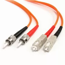 Cable Startech.com 1 M, Fibra Om1, St, Sc, 10 Gbit/s, Naranja