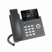 Teléfono Ip Grandstream Networks Grp2612p, Teléfono Ip, Negro, Terminal Con Conexión Por Cable, En Banda, Fuera De Banda, Información Sip, Supervisor, Usuario, 2 Líneas