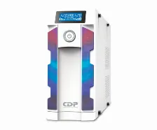 No Break Cdp Rgb Linea Interactiva, 900w, 1500va, Lcd, Puerto De Carga Usb, 16 Contactos