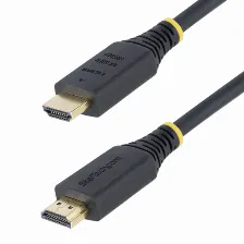 Cable Hdmi Startech.com Hdmi2-cable-4k60-2m V. 2.0, Canal Ethernet, 2 M, 18 Gbit/s, Negro
