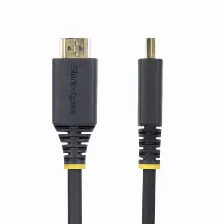 Cable Hdmi Startech.com Hdmi2-cable-4k60-50c V. 2.0, Canal Ethernet, 0.5 M, 18 Gbit/s, Negro