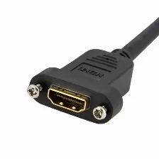 Cable Hdmi Startech De 91cm Para Montaje En Panel - Hembra A Macho, (hdmipnlfm3)