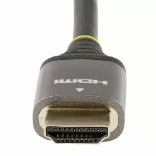 Cable Hdmi Startech.com V. 2.1, 0.5 M, 48 Gbit/s, Negro, Gris