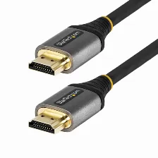 Cable Hdmi Startech.com V. 2.0b, Canal Ethernet, 4 M, 18 Gbit/s, Negro, Gris