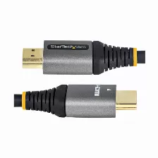 Cable Hdmi Startech.com V. 2.0b, Canal Ethernet, 0.5 M, Negro, Gris