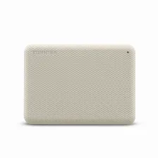 Disco Duro Externo Toshiba Canvio Advance, 2.5 Pulg, 1 Tb, Micro-usb B 3.2, Para Mac/pc, Blanco